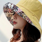Women’s Double-Sided Bucket Hat – Wide Brim Sun Protection Fisherman Hat for All Seasons