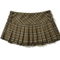 Vintage Korean Plaid Mini Skirt – Y2K Preppy Pleated Style for Women