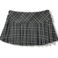 Vintage Korean Plaid Mini Skirt – Y2K Preppy Pleated Style for Women