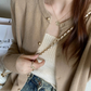Korean Slim Fit Knit Cardigan for Women – Long Sleeve Single Breasted Casual Jumper