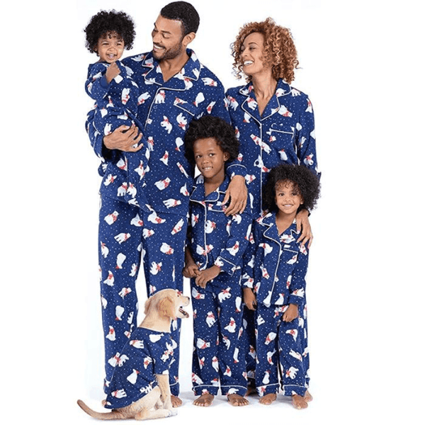 Christmas Pajamas for Family Sets - Blue