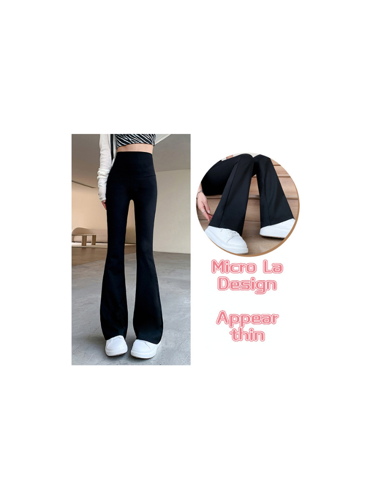 Women’s Flare Pants – High Waist Booty Lift Leggings for Casual Streetwear & Fashion Outfits