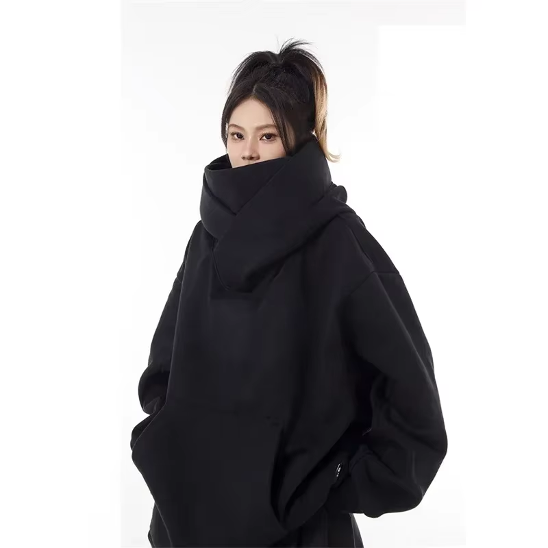 Trendy Y2K Ninja Turtleneck Hoodie - Perfect for Fall