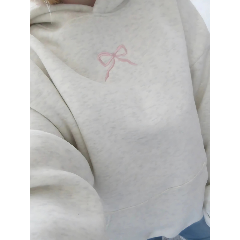 Women’s Embroidered Bow Hoodie