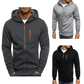 Men's Slim Fit Zipper Hoodie – Long Sleeve Casual Sportswear Jacket