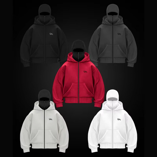 Premium Oversized Hoodie for Men – Streetwear Aesthetic Zip-Up