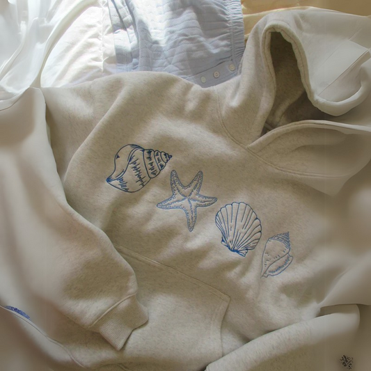 Beach Vibes Seashell Hoodie