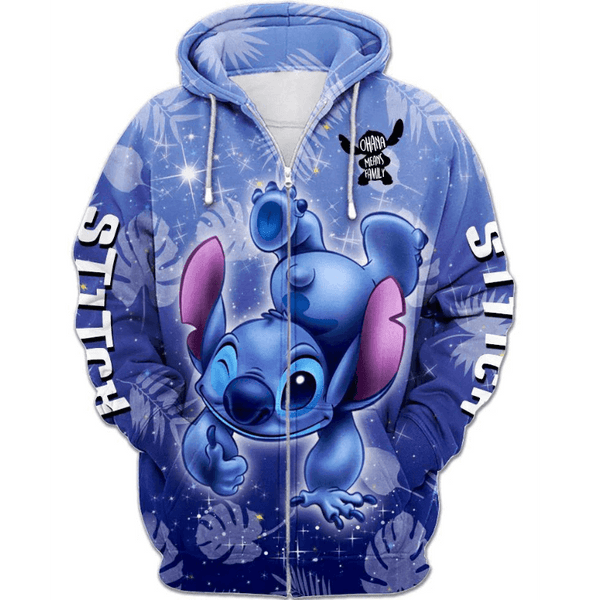 Stitch Hoodie Zip-Up