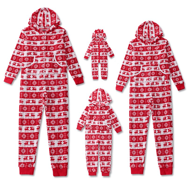 Red Christmas Family Matching Jumpsuit Pajama