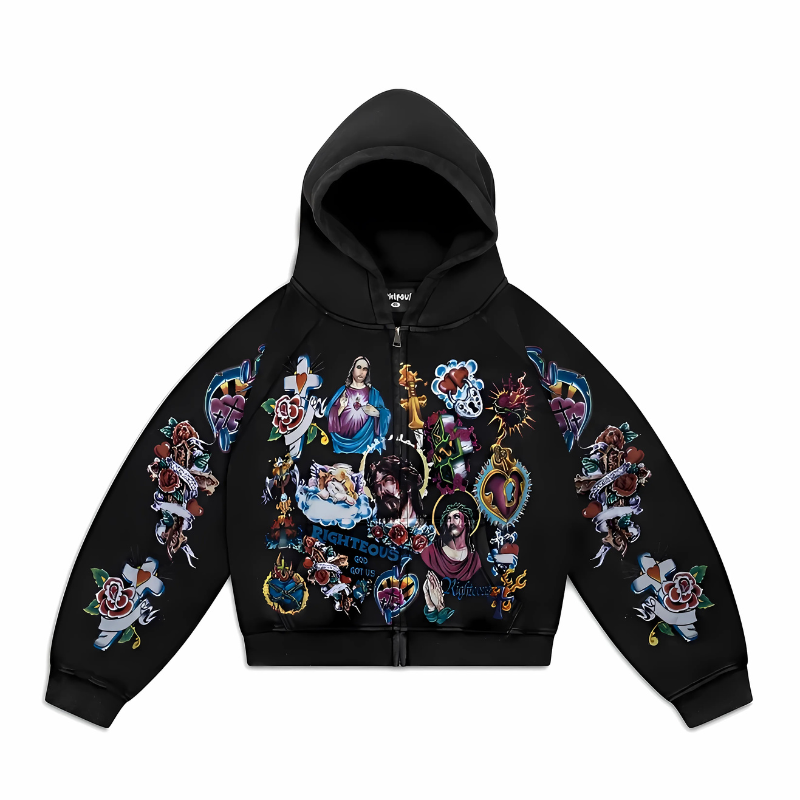 Rise King Faith Hoodie – Bold, Spiritual, and Street-Ready