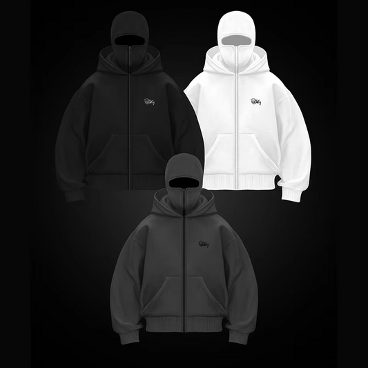 Premium Oversized Hoodie for Men – Streetwear Aesthetic Zip-Up