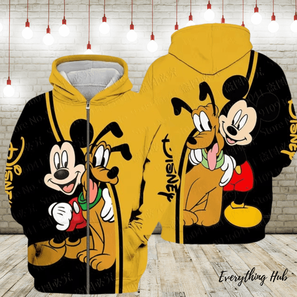 Disney Pluto Zip Up Hoodie