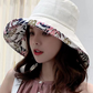 Women’s Double-Sided Bucket Hat – Wide Brim Sun Protection Fisherman Hat for All Seasons