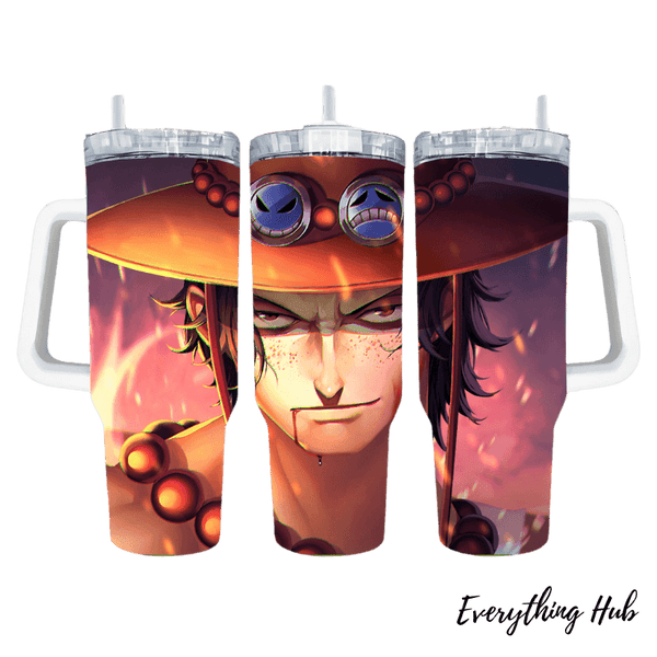 One Piece Portgas D Ace 40oz Tumbler