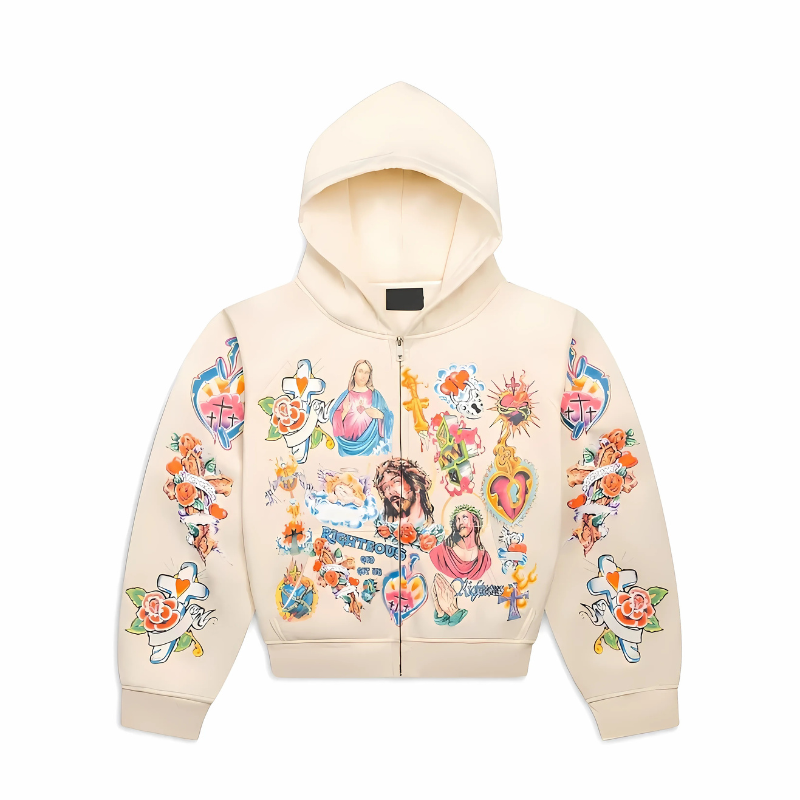 Rise King Faith Hoodie – Bold, Spiritual, and Street-Ready