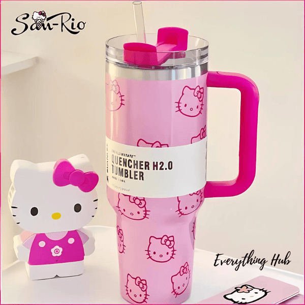 Stanley Quencher Hello Kitty 40 oz  Tumbler