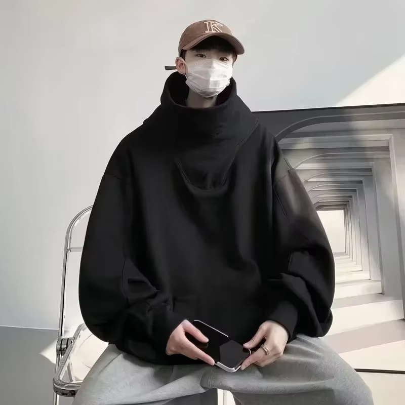 Trendy Y2K Ninja Turtleneck Hoodie - Perfect for Fall