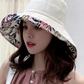 Women’s Double-Sided Bucket Hat – Wide Brim Sun Protection Fisherman Hat for All Seasons
