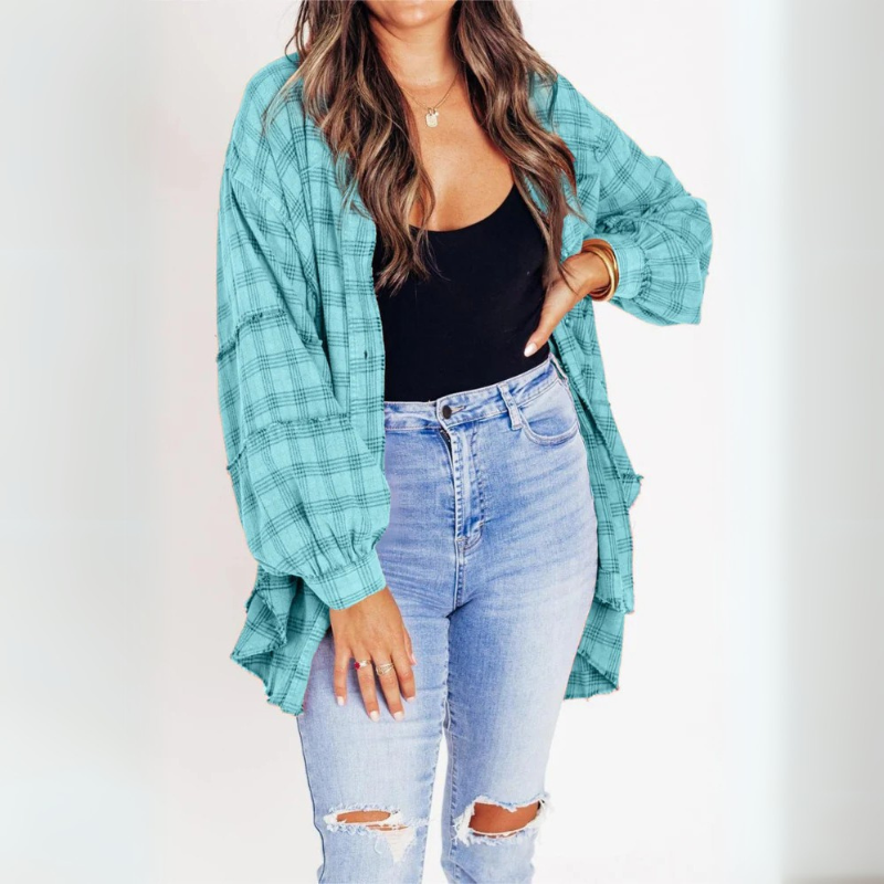 This Oversized Washed Shirt Jacket Is the Layering Piece Your Fit Needs
