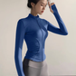 Women’s Quick-Dry Sun Protection Sports Jacket – Slim Fit Yoga Running Fitness Zip Cardigan