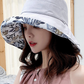 Women’s Double-Sided Bucket Hat – Wide Brim Sun Protection Fisherman Hat for All Seasons