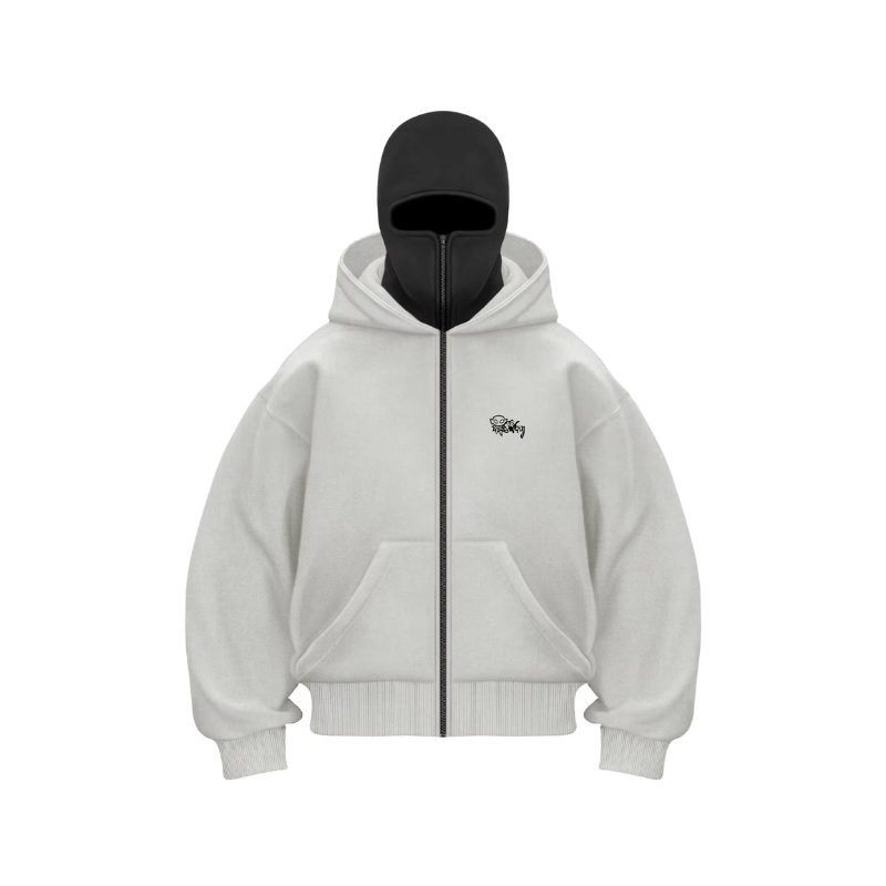 Premium Oversized Hoodie for Men – Streetwear Aesthetic Zip-Up