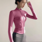 Women’s Quick-Dry Sun Protection Sports Jacket – Slim Fit Yoga Running Fitness Zip Cardigan