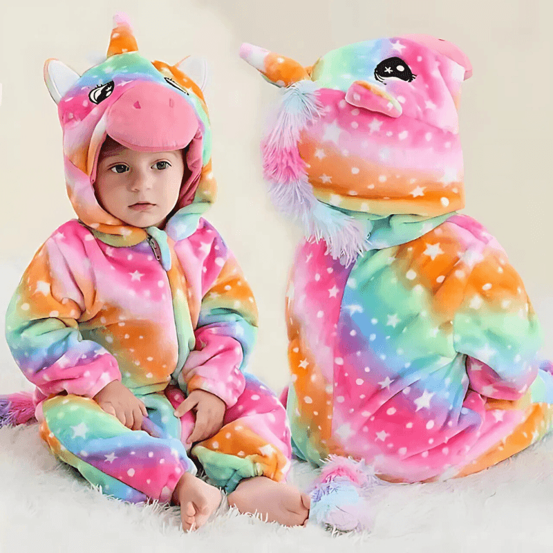 BABY ROMPERS WINTER COSTUME FLANNEL FOR GIRL BOY