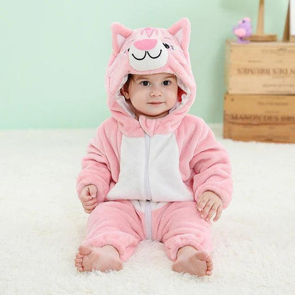 BABY ROMPERS WINTER COSTUME FLANNEL FOR GIRL BOY