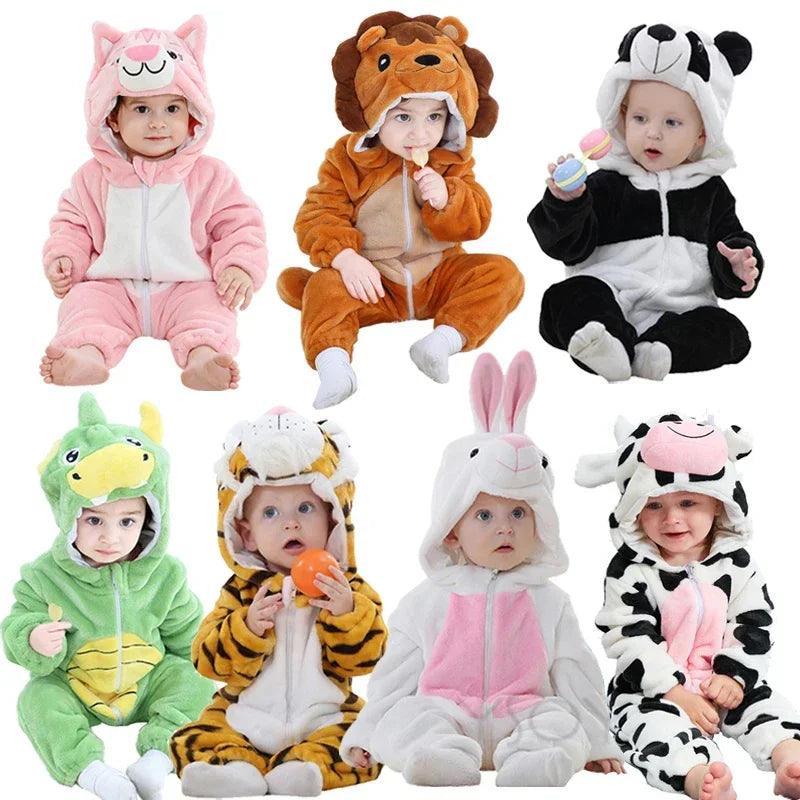 BABY ROMPERS WINTER COSTUME FLANNEL FOR GIRL BOY