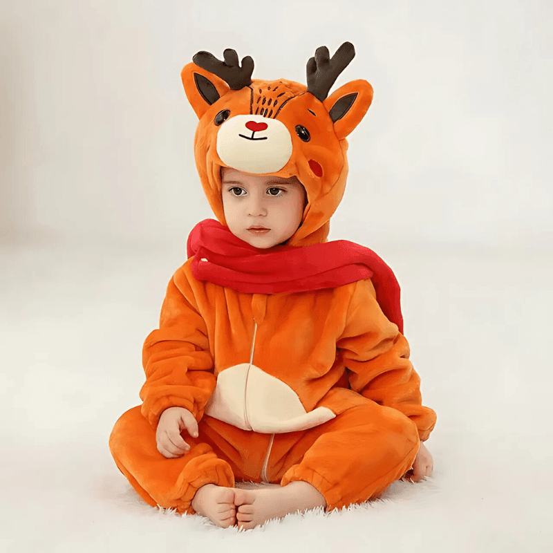 BABY ROMPERS WINTER COSTUME FLANNEL FOR GIRL BOY