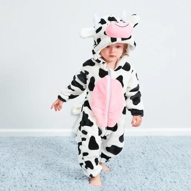 BABY ROMPERS WINTER COSTUME FLANNEL FOR GIRL BOY