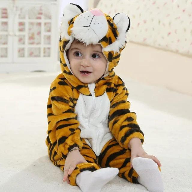 BABY ROMPERS WINTER COSTUME FLANNEL FOR GIRL BOY