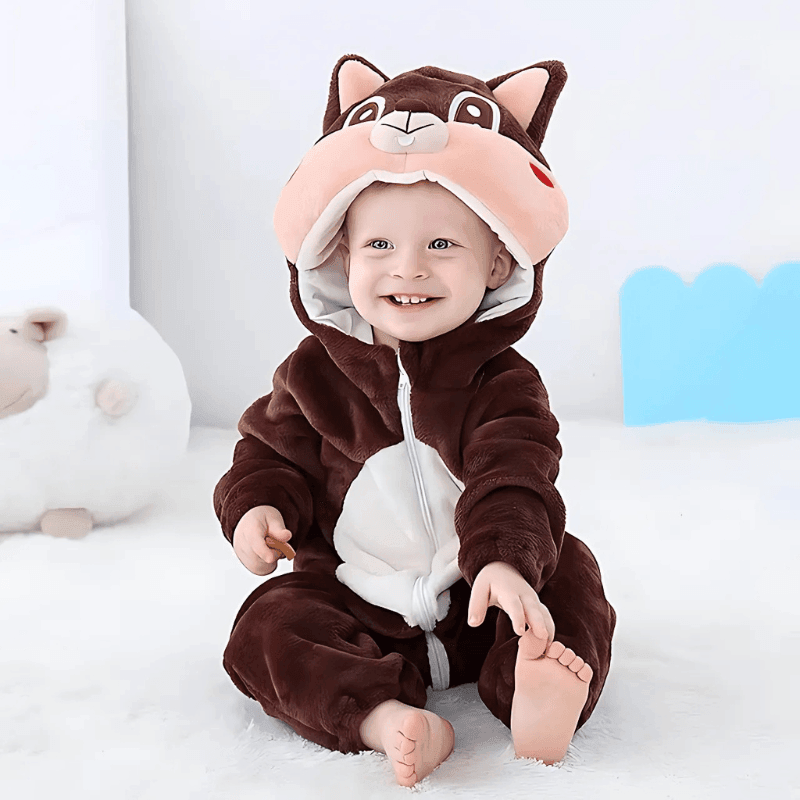 BABY ROMPERS WINTER COSTUME FLANNEL FOR GIRL BOY