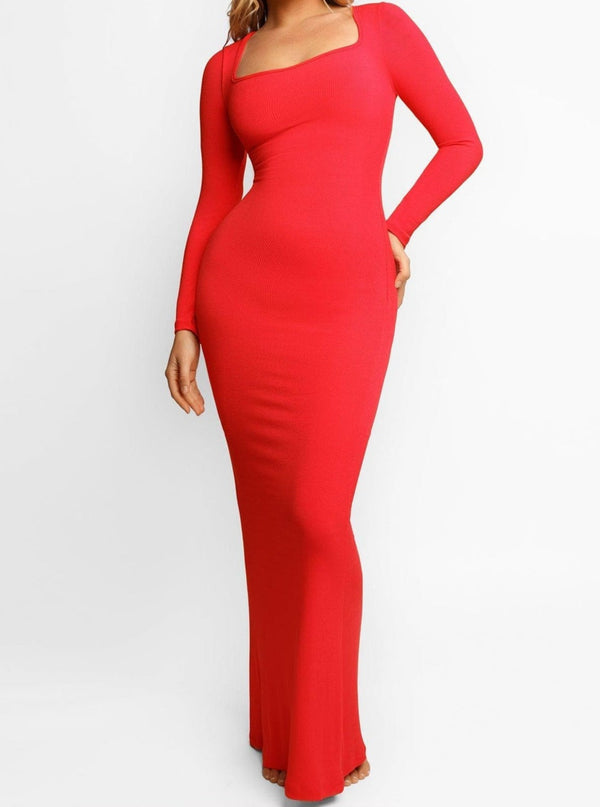 Built-In Shapewear Modal Lounge Dress for Women