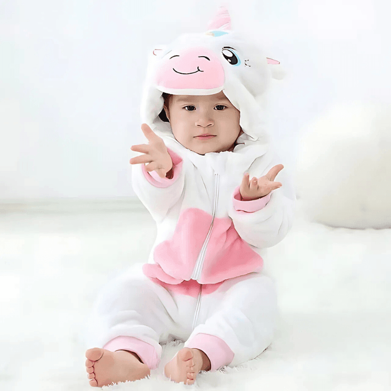 BABY ROMPERS WINTER COSTUME FLANNEL FOR GIRL BOY